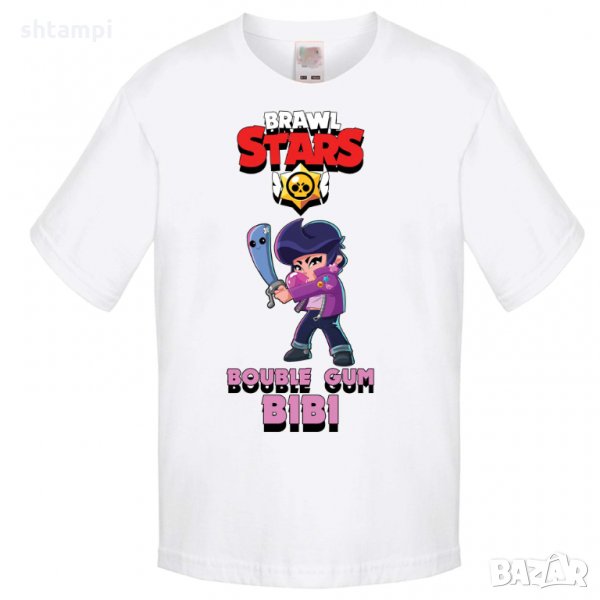 Детска тениска Bouble Gum Bibi Brawl Stars, снимка 1
