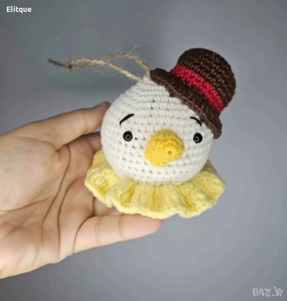 плетена играчка за елха , снимка 1