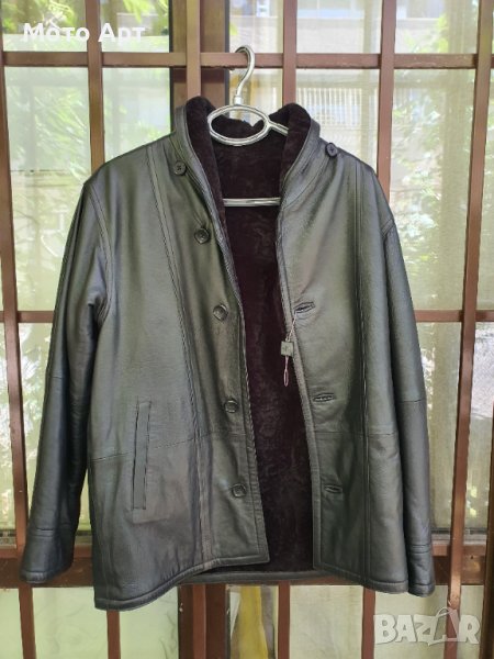 Италианско Кожено Дамско Женско Яке ILGAZLI Размер М с 2 Лица Ново Зимно, снимка 1