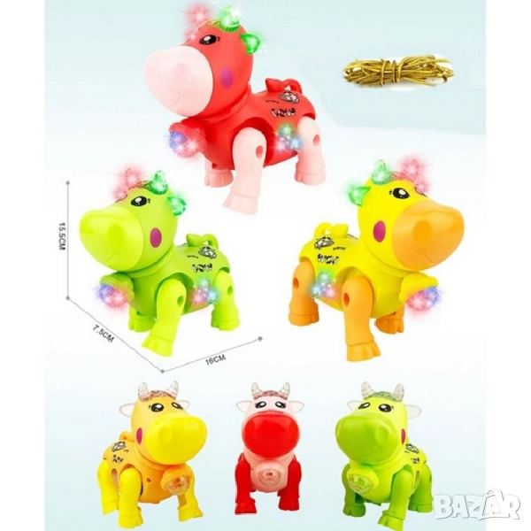 Кравичка на батерии с музика и светлина, снимка 1