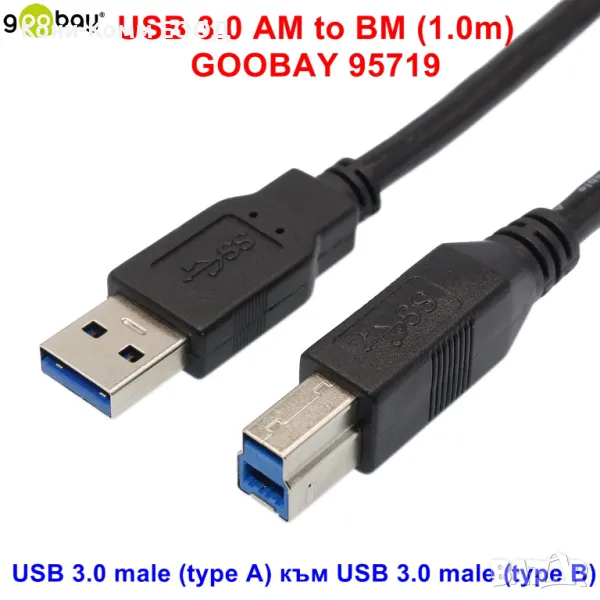 USB 3.0 Кабели различни видове НОВИ от 5.50лв, снимка 1