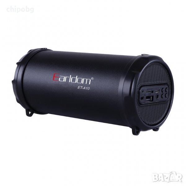 Тонколона Earldom ET-A10, Bluetooth, USB, FM, AUX, Черен, снимка 1