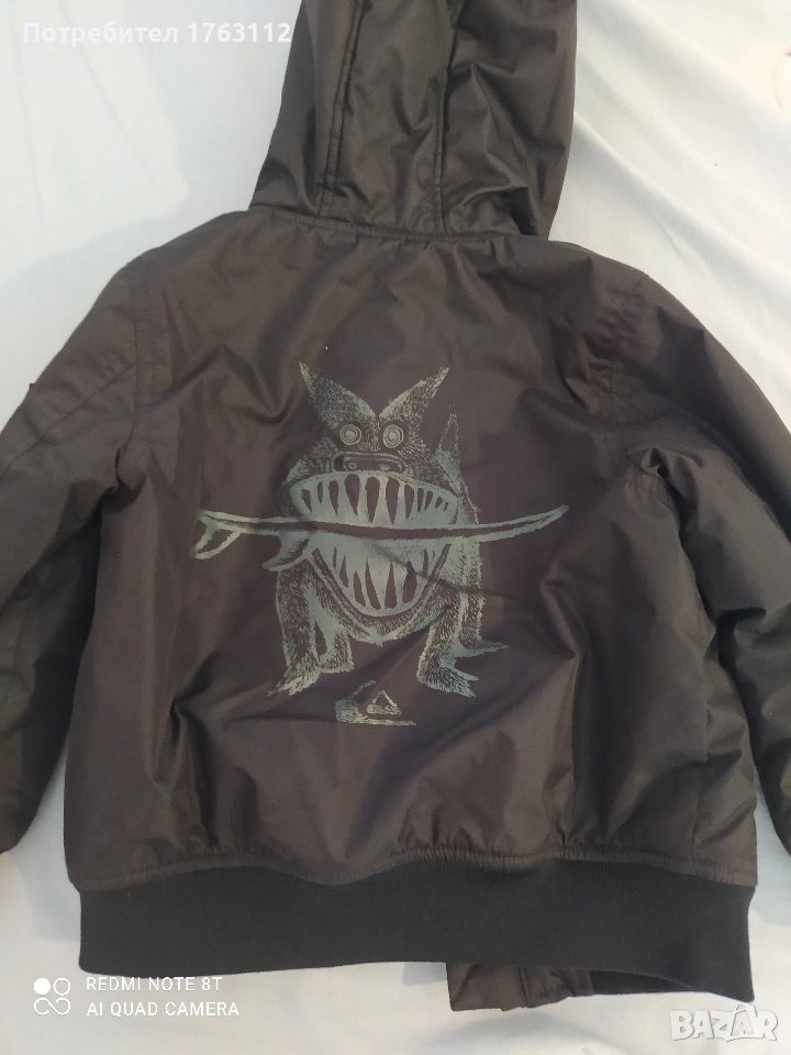 Quiksilver зимно яке за 4г. момче, ново, снимка 1