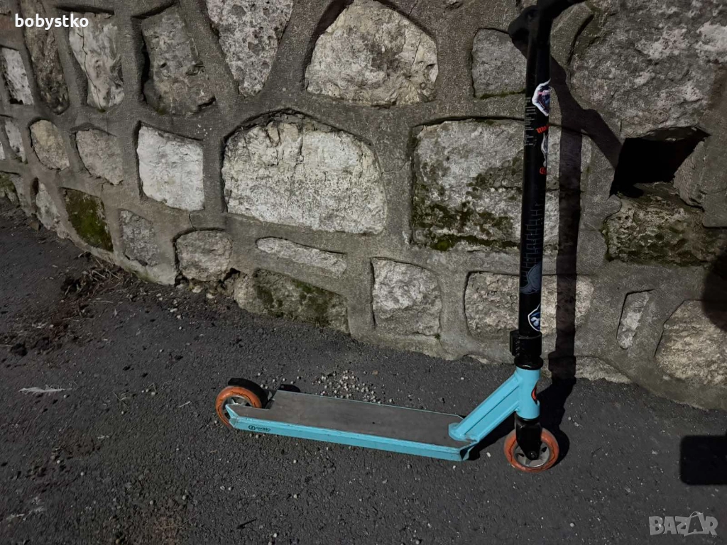 Тротинетка за трикове Oxelo FreeStyle MF1.8 Turquoise, снимка 1