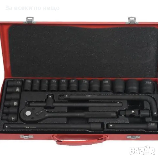 Гедоре с ударни вложки 24 части 6-стеннo 12'' StahlMayer, снимка 1