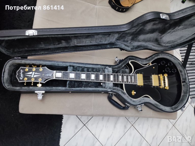 Epiphone Les Paul Custom Ebony, снимка 1