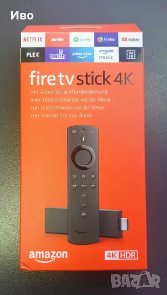  Мултимедиен плеър Amazon Fire TV Stick 4K, 4K MAX, BT НОВ!, снимка 1