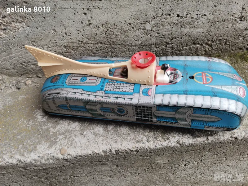 Стара метална количка, снимка 1