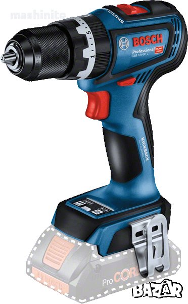 Промоция!Акумулаторен ударен винтоверт GSB 18V-90 C Solo Carton Bosch, снимка 1