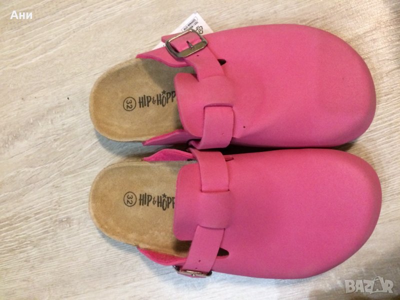 Чисто нови розови чехли № 32., снимка 1