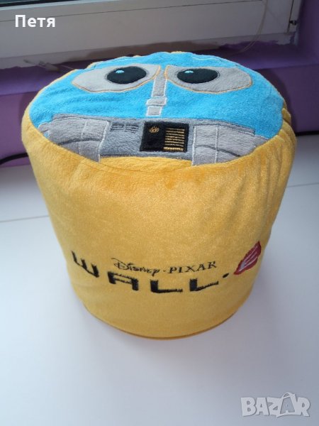 Надуваема плюшена табуретка Wall-e Disney Pixar / Надуваема табуретка Walle, снимка 1