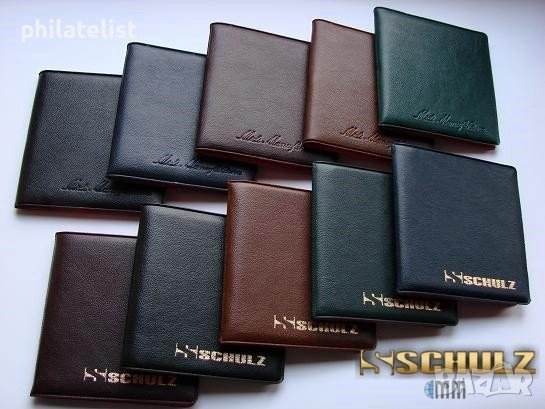  Шулц джобен класьор 10х10 см за 52 мон MIX червен, снимка 1