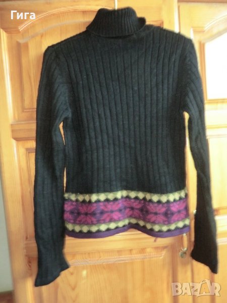 Пуловер с поло яка 30%вълна, снимка 1