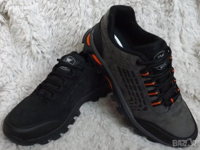 Маратонки, два цвята, набук, код 271/39, снимка 1