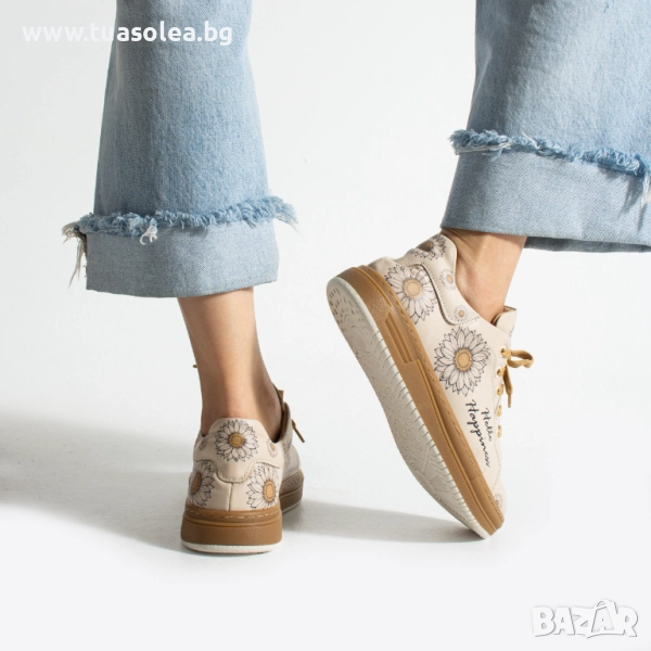 Анатомични дамски кецове от естествена кожа | Марка Tuasolea, снимка 1