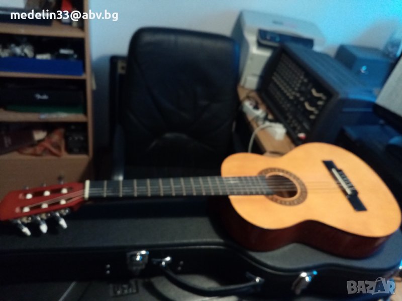 Детска от 5 до 9 г. Класическа китара Toledo CG100 1/2YW с калъф , снимка 1