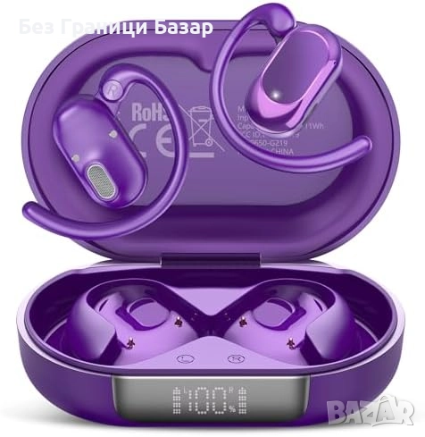 Нови Безжични open-ear слушалки 36H, ENC микрофони, водоустойчиви за спорт музика, снимка 1
