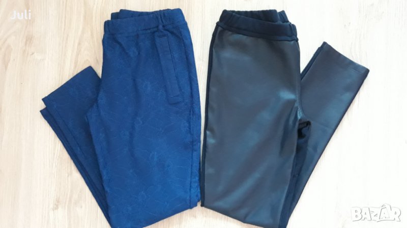 Панталон Primigi имитация на кожа и втори с дантела, снимка 1