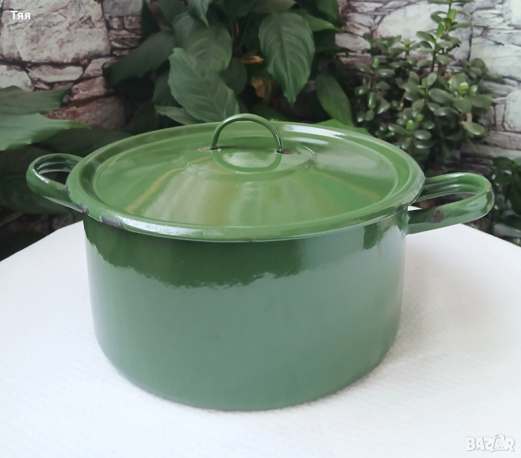 Емайлирана тенджера 5 л, снимка 1