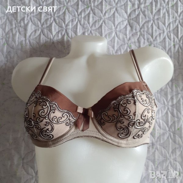 Сутиен с бродерия 75А _ цена 8лв., снимка 1