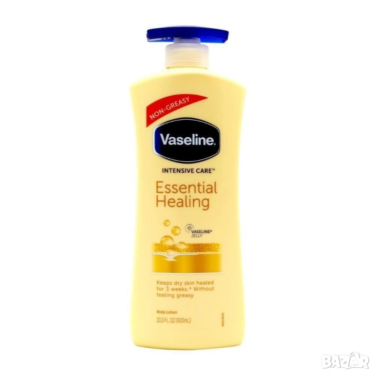 Vaseline Intensive Care Essential Healing Лосион за тяло за суха кожа 600 мл, снимка 1