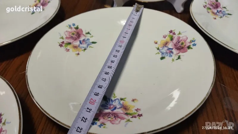 Стар български порцелан чинии , снимка 1