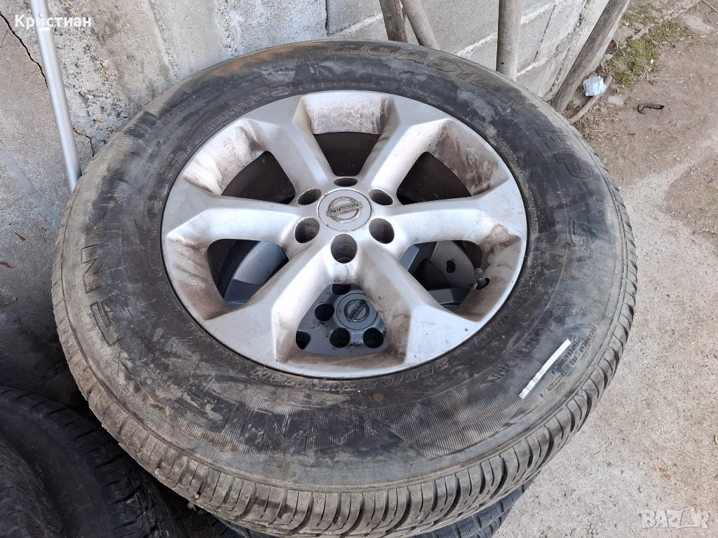 Оригинални алуминиеви джанти 17 цола за нисан навара, снимка 1