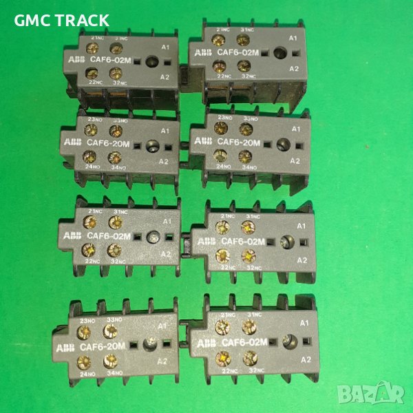 Помощни контакти ABB CAF6-02M комплект 8бр., снимка 1