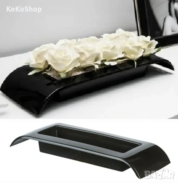 Кашпа-24х8х4.7 см./ниска кашпа/пластмасова кашпа , снимка 1