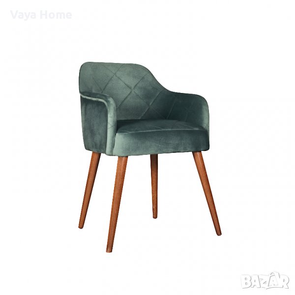 Трапезен стол, Pino, Зелен, снимка 1