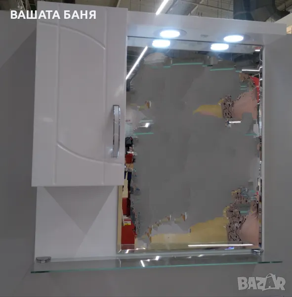 Промоция на нов ПВЦ шкаф с огледало  150.00лв, снимка 1