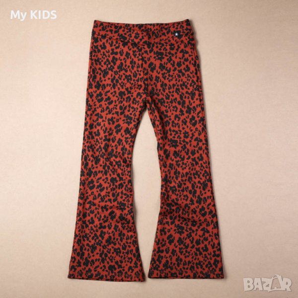 панталон/клин чарлстон/разкроен/flare fit на шарки 98 3-4 104 4-5 110 5-6 122 7-8 128 8-9 158 170, снимка 1