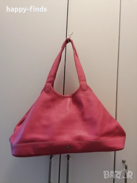 Изключителна дамска чанта от естествена кожа  Tommy Hilfiger, снимка 1