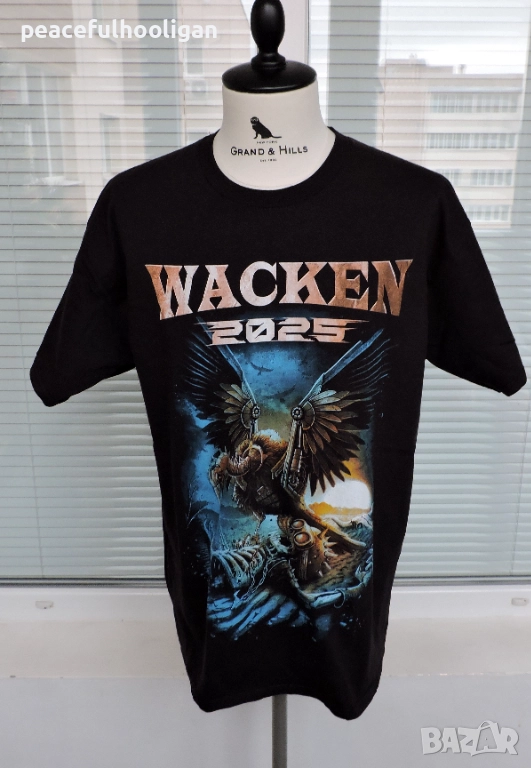 Тениска Wacken 2025 Offical Merch - размер L/XL, снимка 1