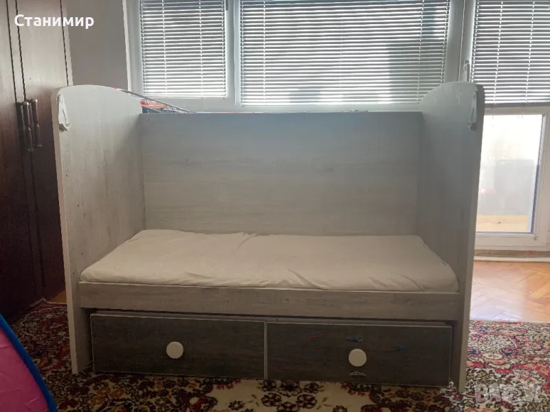 Бебешка кошарка с люлка, снимка 1