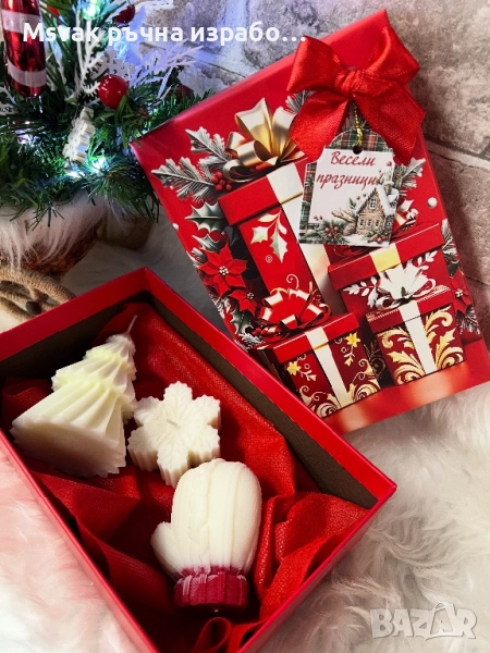 Коледна свещ, снимка 1