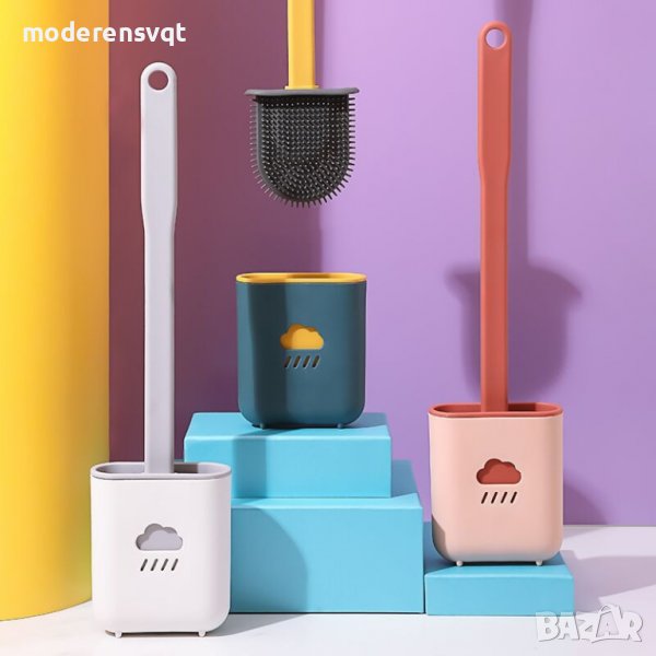 Силиконова гъвкава четка за тоалетна, снимка 1