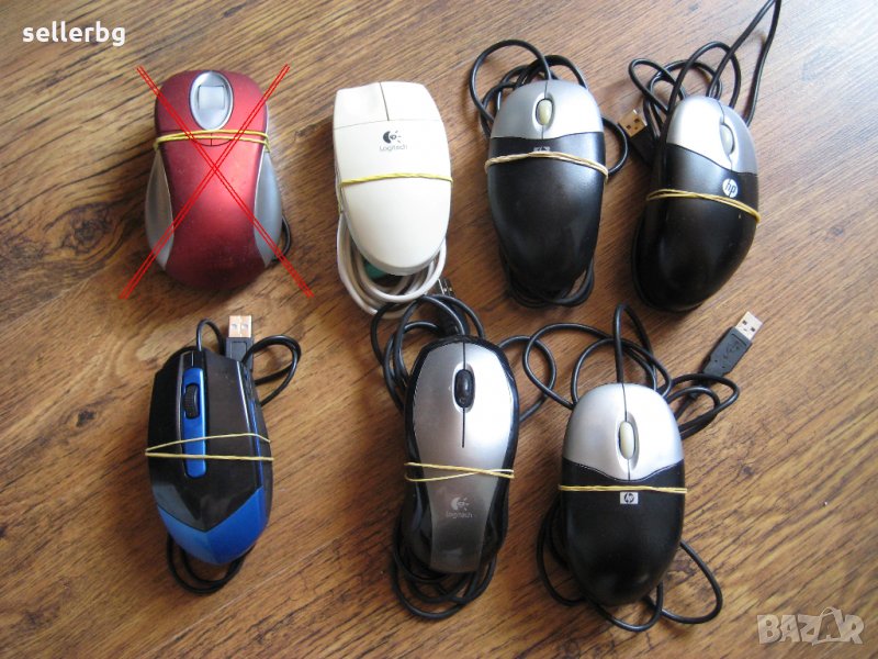 Оптични USB мишки - употребявани, снимка 1