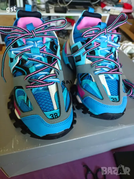 Balenciag Blue 💙 Pink Уникални Унисекс Мъжки дамски кецове маратонки , снимка 1