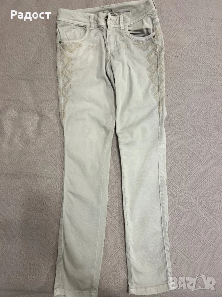 Бежови дънки на Zara., снимка 1