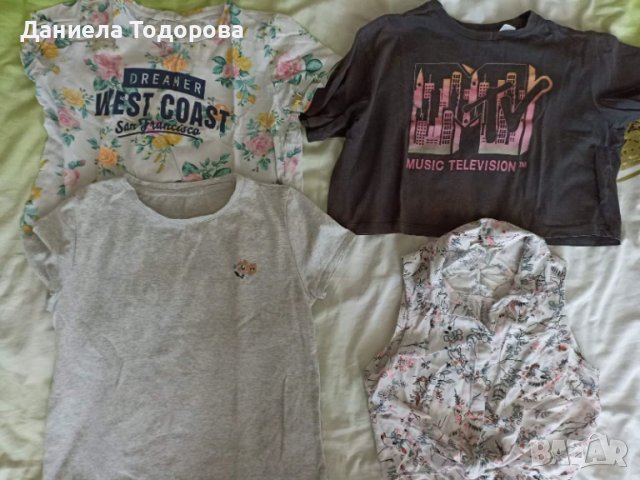Тениски, къси панталони, пола - размер 146-152, снимка 2 - Детски тениски и потници - 45958467