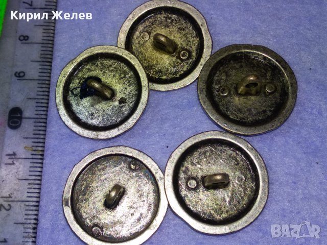 ЛОТ ПЕТ СТАРИ МЕТАЛНИ ПОСРЕБРЕНИ КОПЧЕТА с ЕДЕЛВАЙС За КОЛЕКЦИЯ ДЕКОРАЦИЯ 41053, снимка 3 - Колекции - 43551466