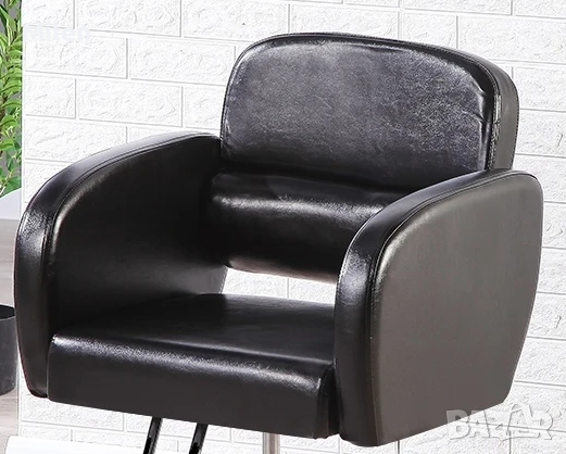 фризьорски стол с маслен крик , измивна колона, бръснарски стол, снимка 1 - Фризьорски столове - 42230835