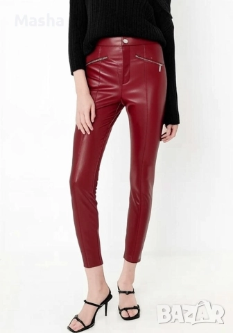 Нови дамски панталони ZARA бордо 