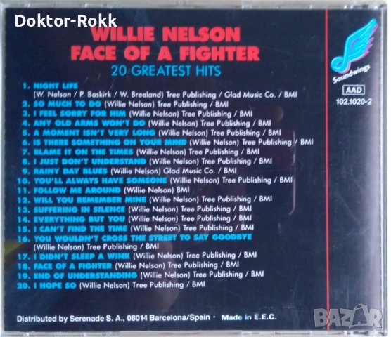 Willie Nelson – Face Of A Fighter - 20 Greatest Hits, снимка 2 - CD дискове - 39071651