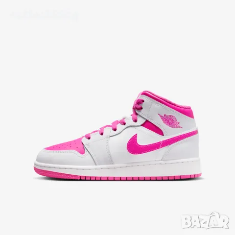 Nike - Air Jordan 1 Mid номер 35.5 дамски бели Оригинал Код 7011