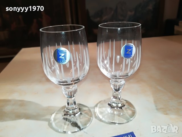 немски кристални чаши 2бр 2402231550, снимка 8 - Колекции - 39791833