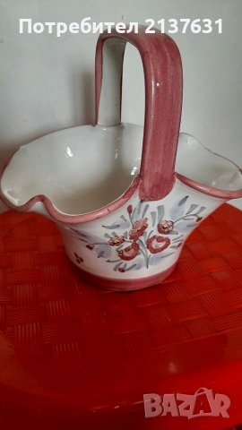ПОРЦЕЛАНОВА КОШНИЧКА - РЪЧНО РИСУВАНА , снимка 6 - Декорация за дома - 37064720