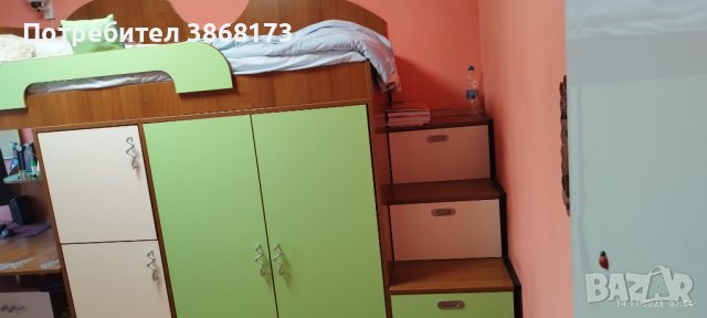 Продавам Двуетажно легло , снимка 5 - Спални и легла - 42558799