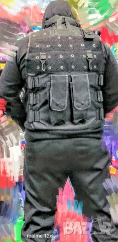 Тактическа жилетка/елек/ к-т с аксесоари , снимка 3 - Екипировка - 49335170